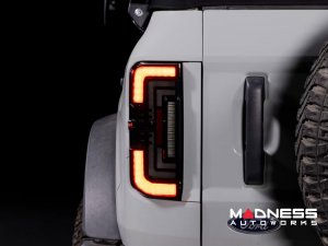 Ford Bronco Tail Lights - Low Profile - Morimoto - XB LED - Red Ford Bronco Tail Lights - Low Profile - Morimoto - XB LED - Red